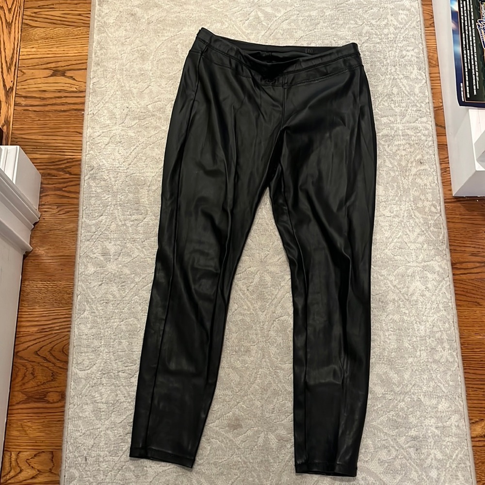 BlankNYC Black Leather Legging